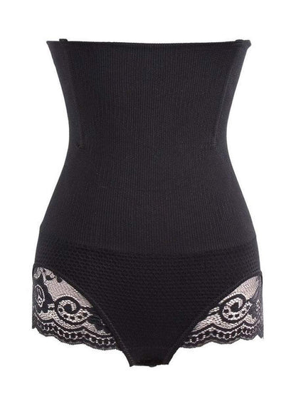 High Waist Boned Shaping Boyshort with Open-Rear-Lift Butt Lifter Hourglass Gal