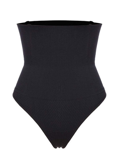 High-Waisted Boned Tummy Control Shaper Thong Hourglass Gal