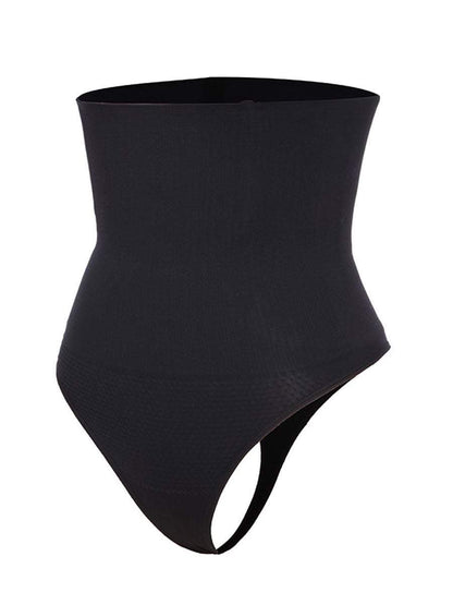 High-Waisted Boned Tummy Control Shaper Thong Hourglass Gal