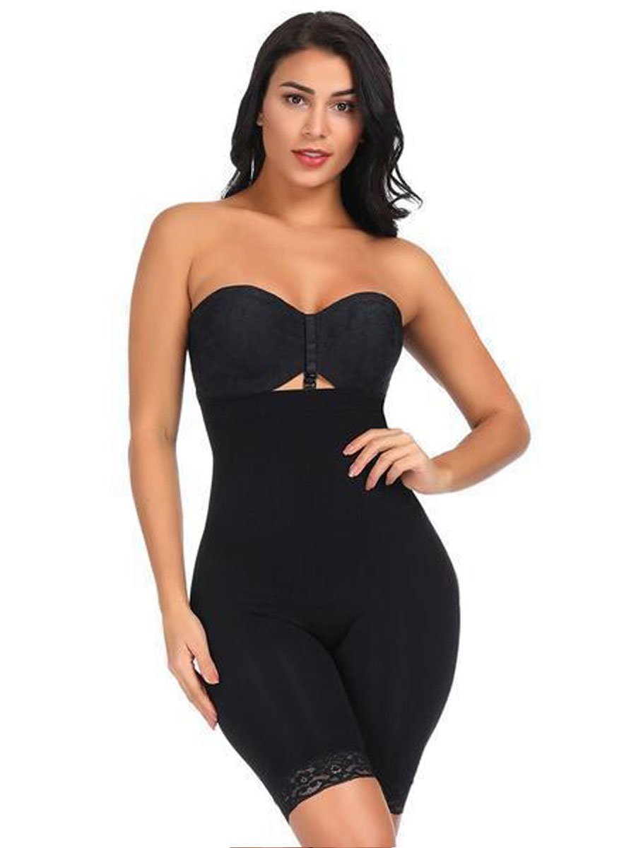 High-Waisted Shaper Short with Open-Rear Lift