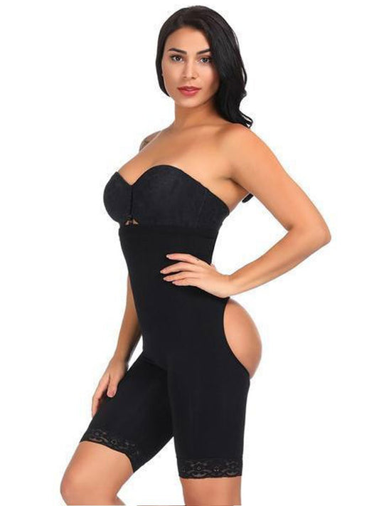 High-Waisted Shaper Short with Open-Rear Lift