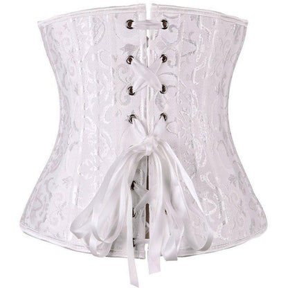 Underbust Corset Top,Black/White,S-6XL, corset, kiwiloverx
