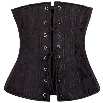 Underbust Corset Top,Black/White,S-6XL, corset, kiwiloverx