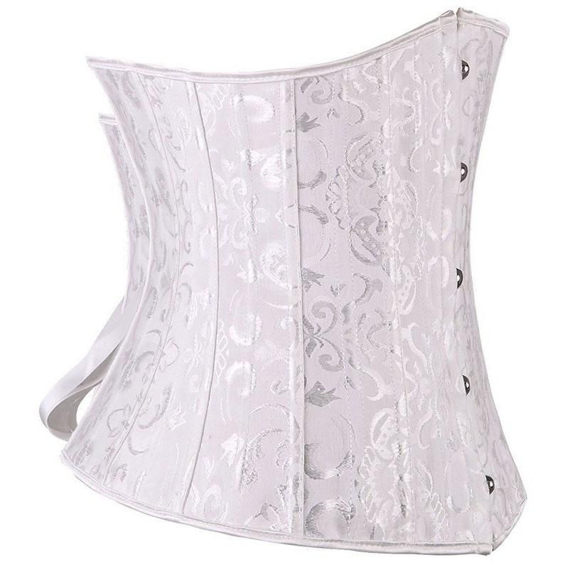 Underbust Corset Top,Black/White,S-6XL, corset, kiwiloverx