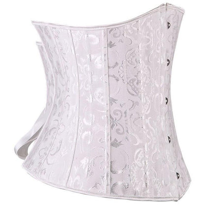 Underbust Corset Top,Black/White,S-6XL, corset, kiwiloverx