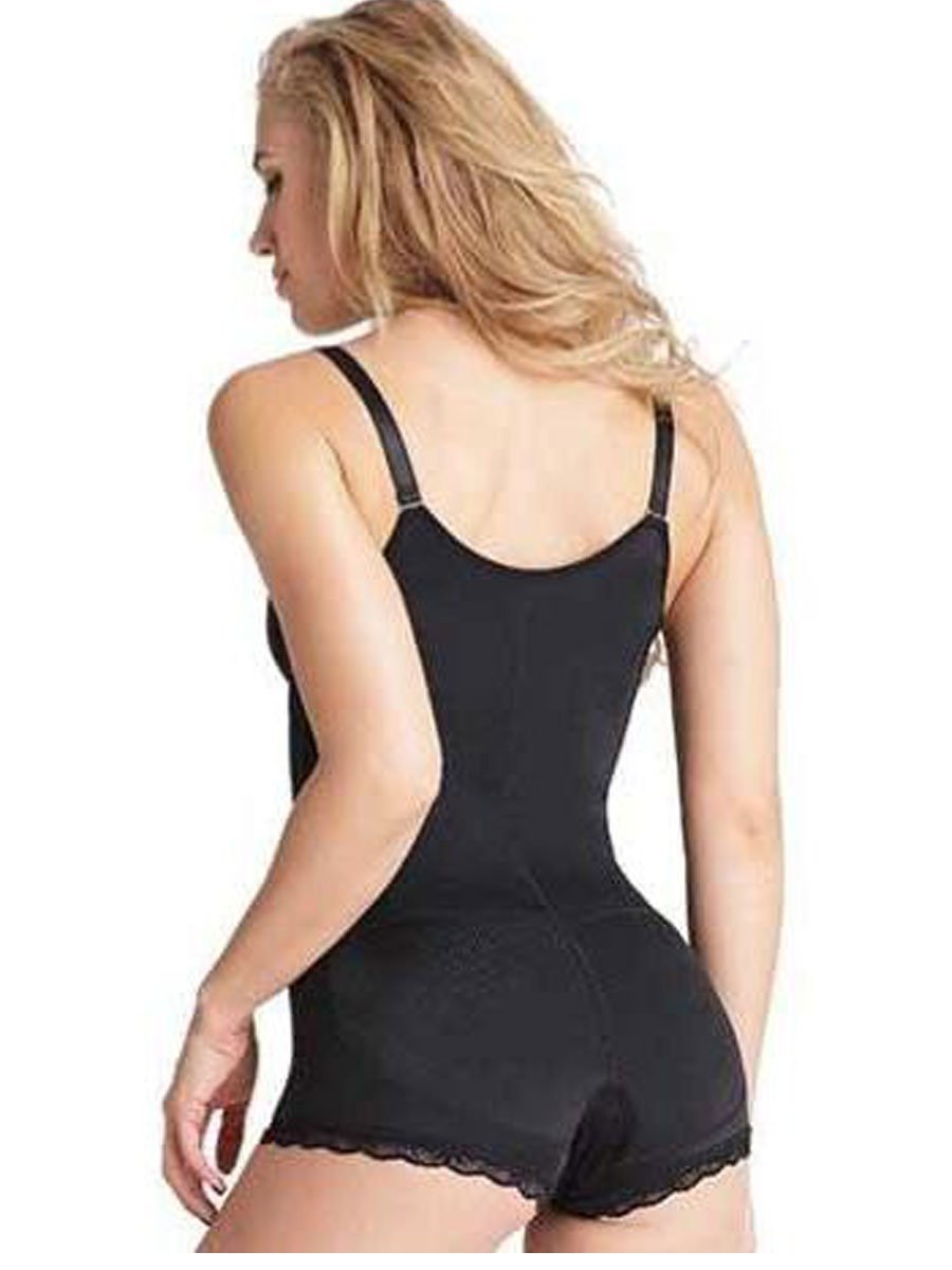 SOLD OUT!! - Liza 26 Firm Black Lace Hourglass Body Shaper With Sleeve –  Snatch Bans