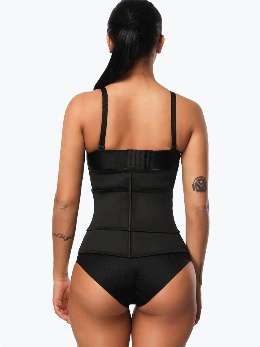 Latex Zipper Waist Shaper With Belt waist trainer Hourglass Gal