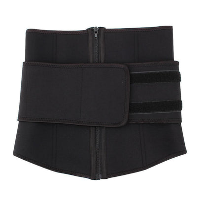 Latex Zipper Waist Shaper With Belt waist trainer Hourglass Gal