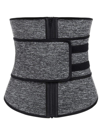 Latex Zipper Waist Shaper With Belt waist trainer Hourglass Gal