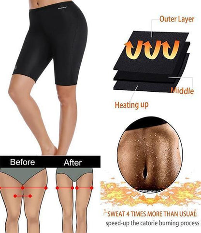 Neoprene Sauna Effect Shaping Legging, , kiwiloverx