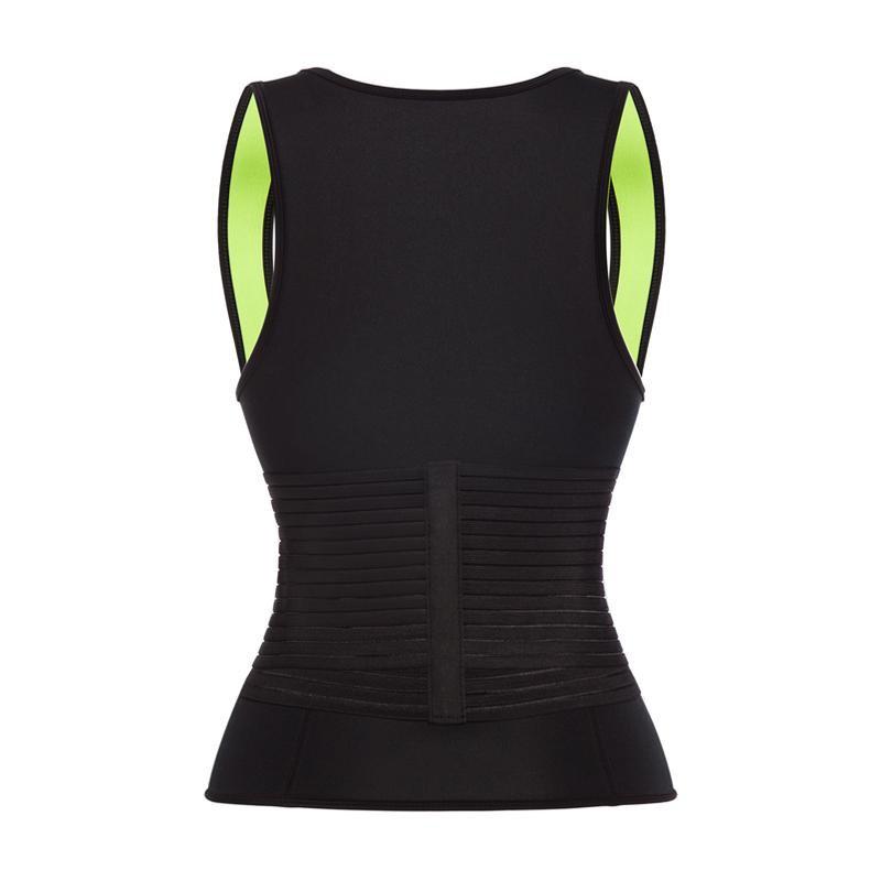 Neoprene Sauna Vest With Waist Belt