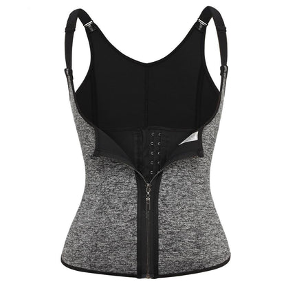 Neoprene Waist Trainer Vest waist trainer Gray / XL Hourglass Gal