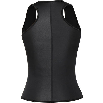 Neoprene Zip-up Waist Trainer Sweat Vest Active wear Hourglass Gal