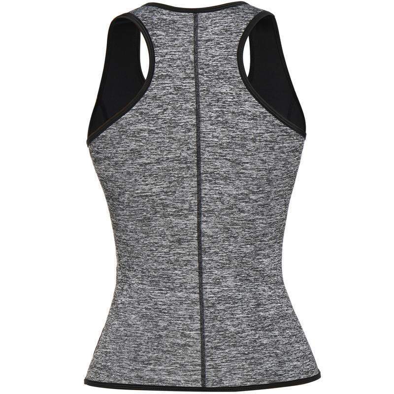 Neoprene Zip-up Waist Trainer Sweat Vest Active wear Hourglass Gal