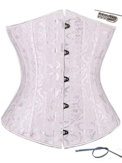 Floral Lace-up Corset